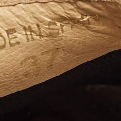 مملوكة مسبقًا Christian Louboutin Navy Blue Canvas Lougalia Espadrille Flats Size 37