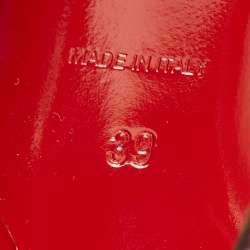 Pre Owned Christian Louboutin Purple Glitter Pigalle Follies Pumps Size 39