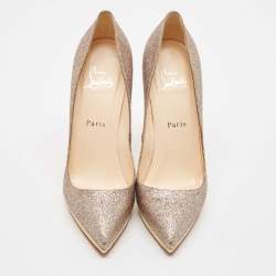 Christian Louboutin Multicolor Glitter Pigalle Plato Pumps Size 37.5