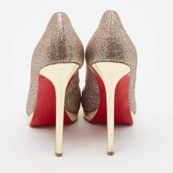 Christian Louboutin Multicolor Glitter Pigalle Plato Pumps Size 37.5