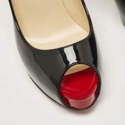Christian Louboutin Black Patent Very Prive Pumps Size 35