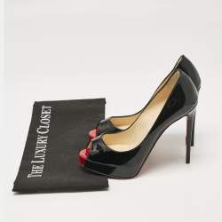 Christian Louboutin Black Patent Very Prive Pumps Size 35