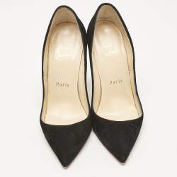 Christian Louboutin Black Suede So Kate Pumps Size 35.5