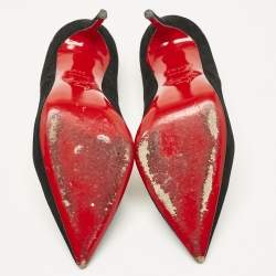 Christian Louboutin Black Suede So Kate Pumps Size 35.5
