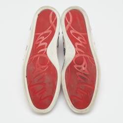 Christian Louboutin Multicolor Leather and Suede Love Rantus Orlato Sneakers Size 39.5