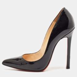 Christian Louboutin Black Patent Leather So Kate Pumps Size 35
