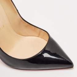 Christian Louboutin Black Patent Leather So Kate Pumps Size 35
