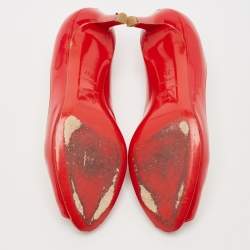 Christian Louboutin Red Patent Leather You You Pumps Size 37