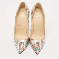 Christian Louboutin Multicolor Python So Kate Pumps Size 35.5