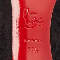 مملوكة مسبقًا Christian Louboutin Black Suede So Kate Pumps Size 39.5