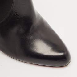 Christian Louboutin Black Leather Belle Ankle Boots Size 39.5