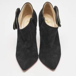 Christian Louboutin Black Suede Mrs Baba Booties Size 39
