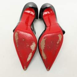 Christian Louboutin Black Patent Leather Ograde Pumps Size 39