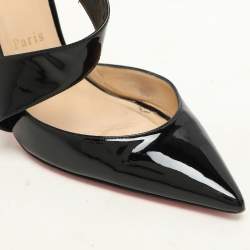 Christian Louboutin Black Patent Leather Ograde Pumps Size 39