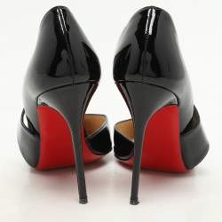 Christian Louboutin Black Patent Leather Ograde Pumps Size 39