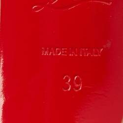 Pre Owned Christian Louboutin Beige Leather Iriza Pumps Size 39