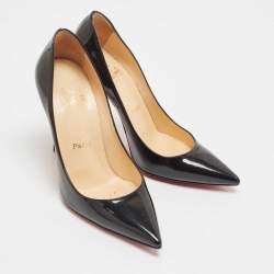 مملوكة مسبقًا Christian Louboutin Black Patent Leather Pigalle Pumps Size 36