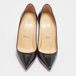 مملوكة مسبقًا Christian Louboutin Black Patent Leather Pigalle Pumps Size 36