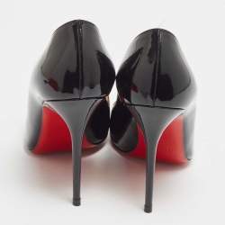 مملوكة مسبقًا Christian Louboutin Black Patent Leather Pigalle Pumps Size 36