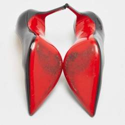 مملوكة مسبقًا Christian Louboutin Black Patent Leather Pigalle Pumps Size 36