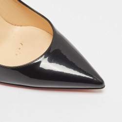مملوكة مسبقًا Christian Louboutin Black Patent Leather Pigalle Pumps Size 36