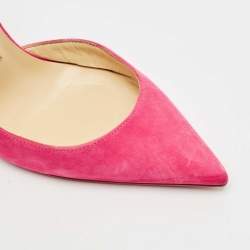 Christian Louboutin Pink Suede Iriza D'orsay Pumps Size 38