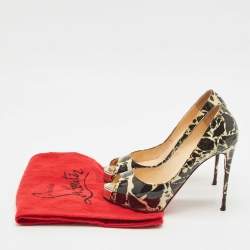 Christian Louboutin Black Carrara Specchio Patent Leather New Very Prive Pumps Size 39