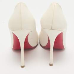 Christian Louboutin Off White Leather So Kate Pumps Size 39