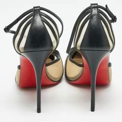 Christian Louboutin Black Leather Theodorella Pumps Size 38.5