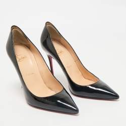 Christian Louboutin Black Patent Leather Pigalle Pumps Size 39