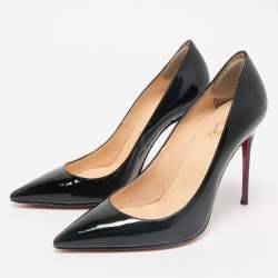 Christian Louboutin Black Patent Leather Pigalle Pumps Size 39