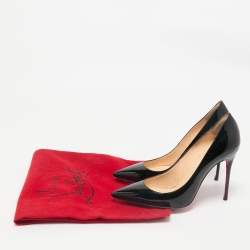 Christian Louboutin Black Patent Leather Pigalle Pumps Size 39