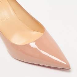 Christian Louboutin Beige Patent Leather Kate Pumps Size 41