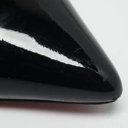 Christian Louboutin Black Patent Leather Pigalle Pumps Size 38