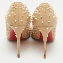 Christian Louboutin Beige Leather Escarpic Pumps Size 37.5
