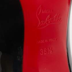 Christian Louboutin Black Patent Leather Pigalle Pumps Size 38.5
