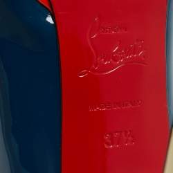 Christian Louboutin Multicolor Patent Leather Pigalle Plato Pumps Size 37.5