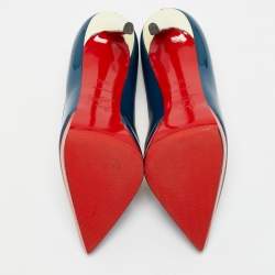 Christian Louboutin Multicolor Patent Leather Pigalle Plato Pumps Size 37.5