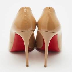 Christian Louboutin Brown  Leather New Simple Pumps Size 39