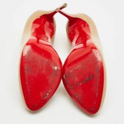 Christian Louboutin Brown  Leather New Simple Pumps Size 39