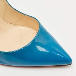 Christian Louboutin Light Blue Patent Leather So Kate Pumps Size 39