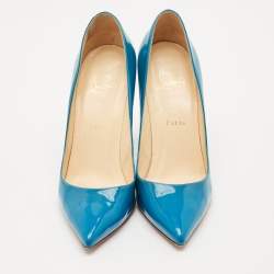 Christian Louboutin Light Blue Patent Leather So Kate Pumps Size 39