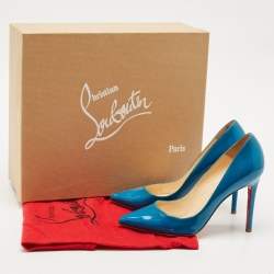 Christian Louboutin Light Blue Patent Leather So Kate Pumps Size 39