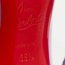 مملوكة مسبقًا Christian Louboutin Purple Patent Leather Hot Chick Pumps Size 38.5