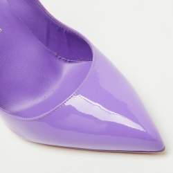 مملوكة مسبقًا Christian Louboutin Purple Patent Leather Hot Chick Pumps Size 38.5