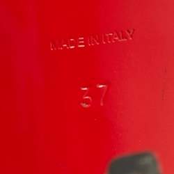 Pre Owned Christian Louboutin Black Leather Pigalle Pumps Size 37