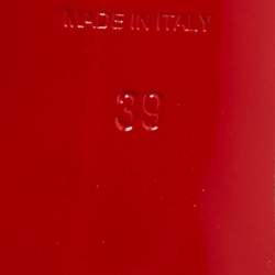 Pre Owned Christian Louboutin Black Suede Scalo Pumps Size 39