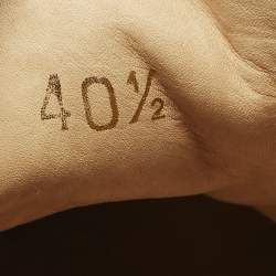 Pre Owned Christian Louboutin Pink Velvet Spike Louis High Top Sneakers Size 40.5