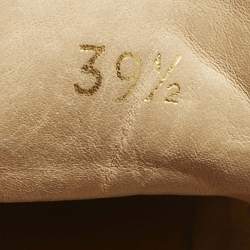 Pre Owned Christian Louboutin Black Suede Lou Spikes Sneakers Size 39.5