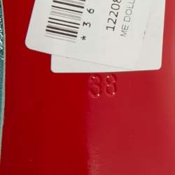 مملوكة مسبقًا خُف كريستيان لوبوتان مي دولي جلد أزرق معدني مقاس 38